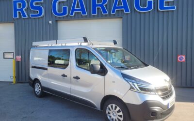 RENAULT TRAFIC L2H1 FOURGON 2.0 Blue DCI 145 TT EXTRA R-LINK DOUBLE CABINE FIXE 06 PLACES + GALERIE + ATTELAGE