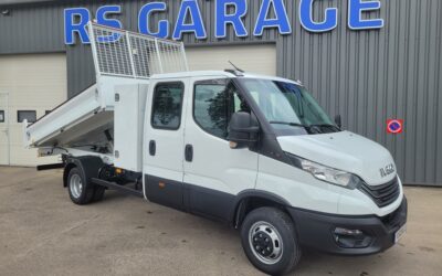 IVECO DAILY CCB 35C16 H3.0 PACK BUSINESS DOUBLE CABINE BENNE ALUMINIUM + COFFRE ALUMINIUM 06 PLACES NEUF