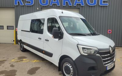 RENAULT MASTER F3500 L3H2 FOURGON 2.3 Blue DCI 150 GRAND CONFORT CABINE APPROFONDIE FIXE 07 PLACES ( état NEUF )