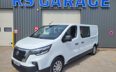 NISSAN PRIMASTAR L2H1 FOURGON 2.0 DCI 150 DCT6 N-CONNECTA CABINE APPROFONDIE FIXE 06 PLACES avec ATTELAGE + HABILLAGE BOIS