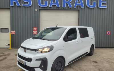 CITROEN JUMPY III Phase 2 VAN « M » 2.0 Blue HDI 180 CH EAT8 CABINE APPROFONDIE FIXE 06 PLACES NEUF avec ATTELAGE