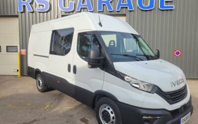 IVECO DAILY 35S14 CRV BVM6 V12 FOURGON CABINE APPROFONDIE FIXE 07 PLACES NEUF